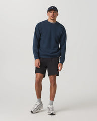 Pique Fleece Crew