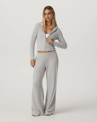Waffle Wideleg Pant