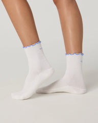 Half Crew Ruffle Sock