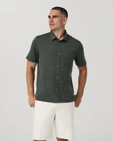 Short Sleeve Ponto Button Down Shirt
