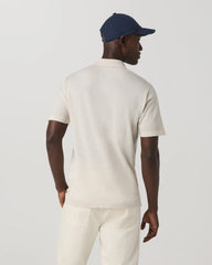 Short Sleeve Merino Wool Sweater Polo