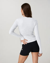 Long Sleeve Halo Wrap Top