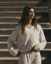 Ćmilie Cashmere Oversized V-Neck