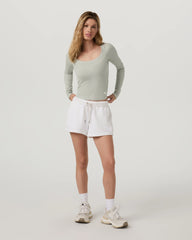 Long Sleeve Pose Scoop Tee