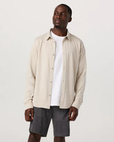 Long Sleeve Knit Oxford Button Down - Classic Fit