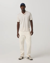 Short Sleeve Merino Wool Sweater Polo