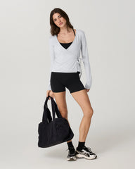 Long Sleeve Halo Wrap Top