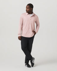 Long Sleeve Knit Oxford Button Down - Classic Fit