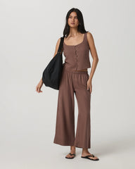Trestles Twill Crop Wideleg Pant