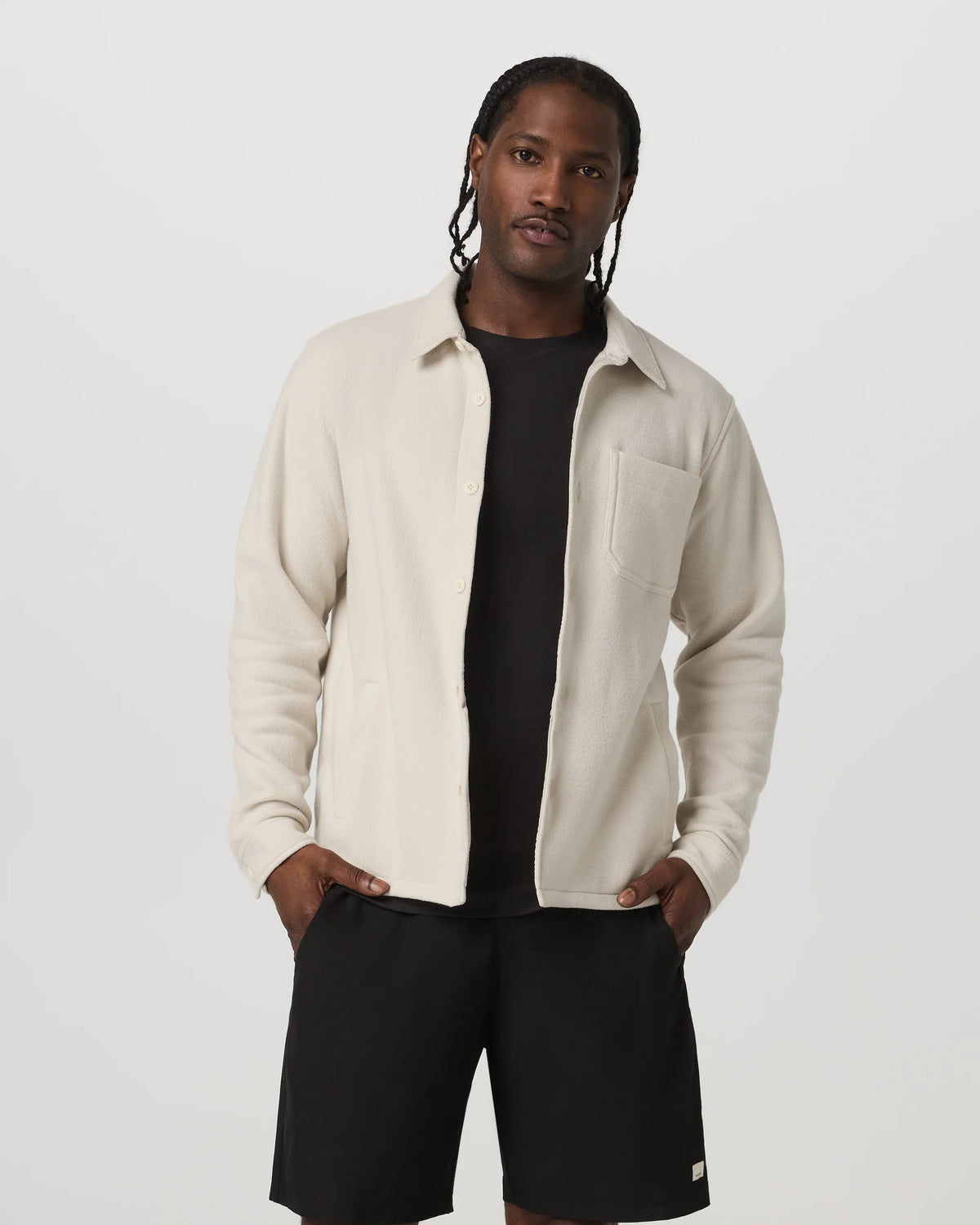Beach Fleece Shirt Jacket