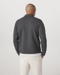 Long Sleeve Waffle Polo