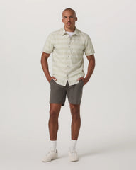 Short Sleeve Plaid Button Down Shirt