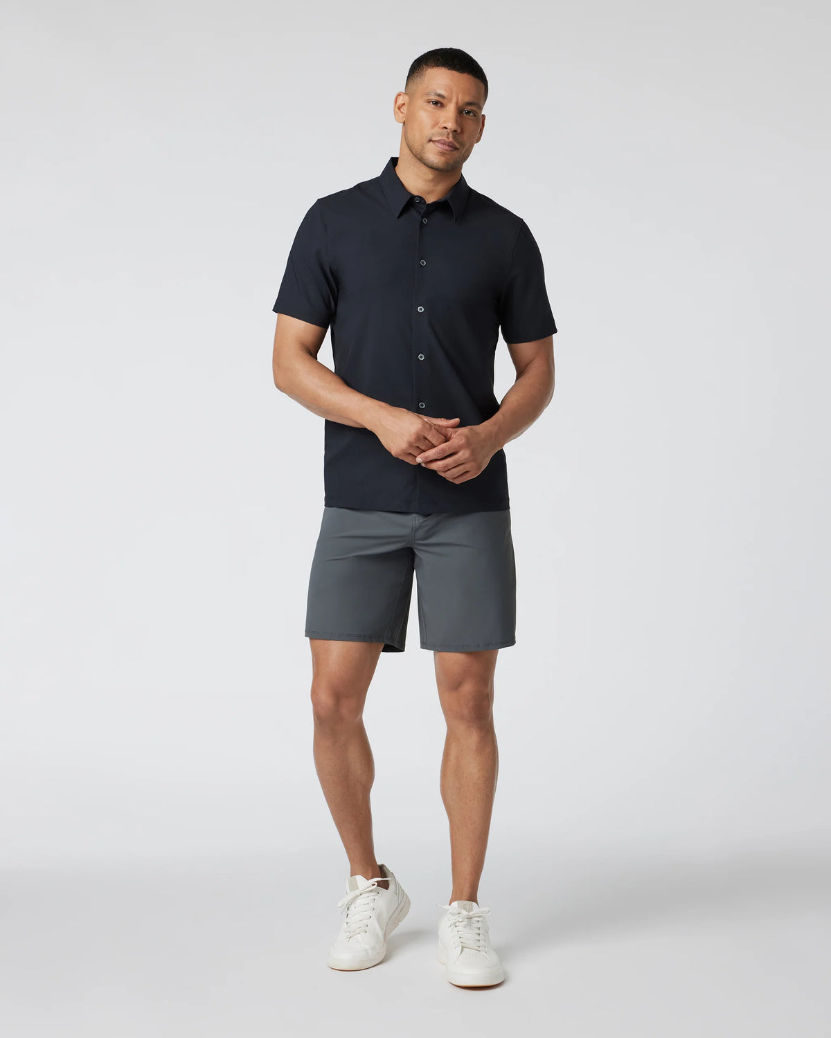 Short Sleeve Manhattan Button Down