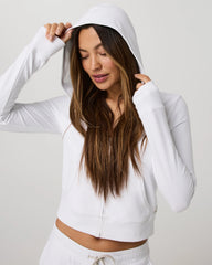 Halo Mini Full Zip Hoodie - Long