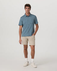 Short Sleeve Ponto Button Down Shirt